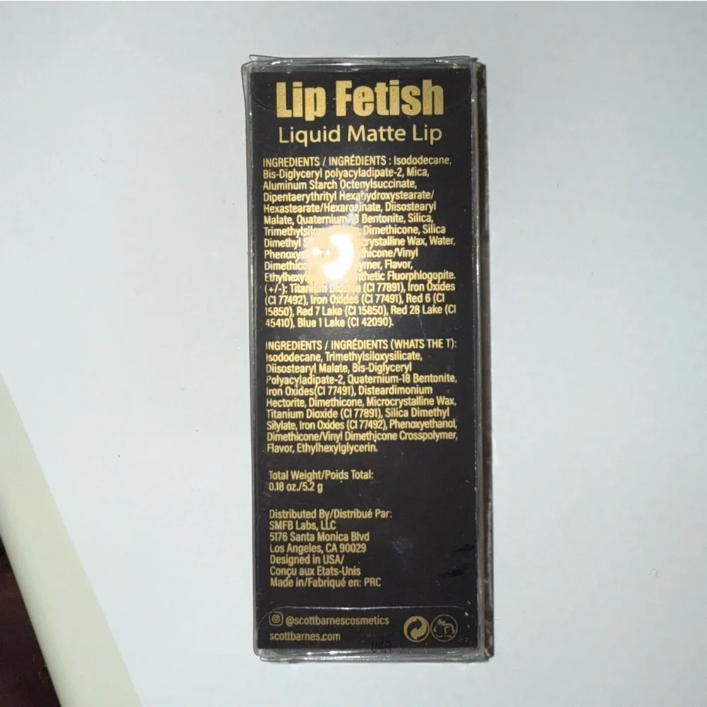 SCOTT BARNES Lip Fetish Liquid Matte Lipstick in Truth Be Told